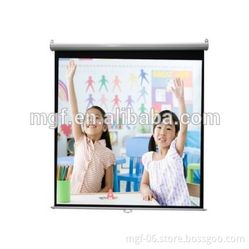 100" Wall mounting Manual projection Screen slow return control